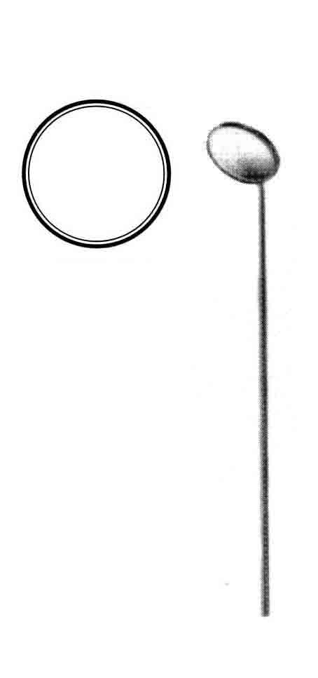 LARİNKS AYNASI 12CM ÇAP  18MM